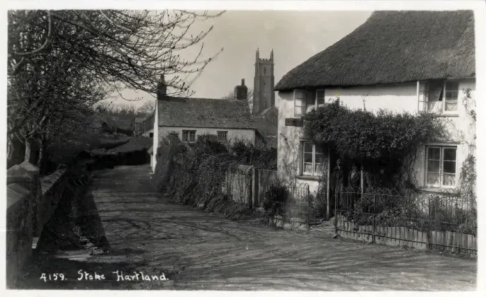 Framed Print : The Village Print, Stoke, Devon