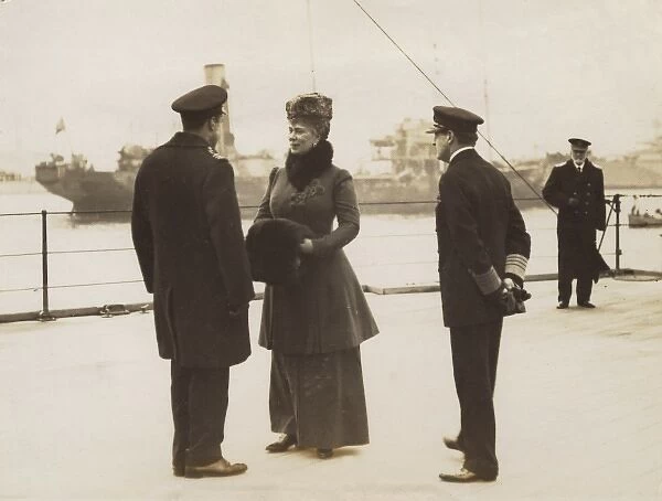 Viscount Curzon, Queen Mary and Admiral David Beatty