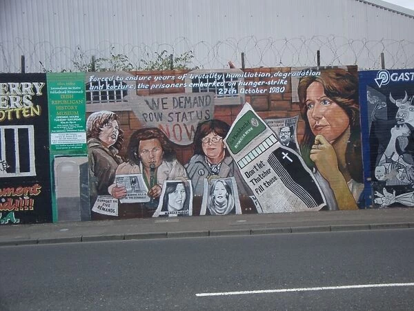 Wall mural of 27 October 1980 at Belfast