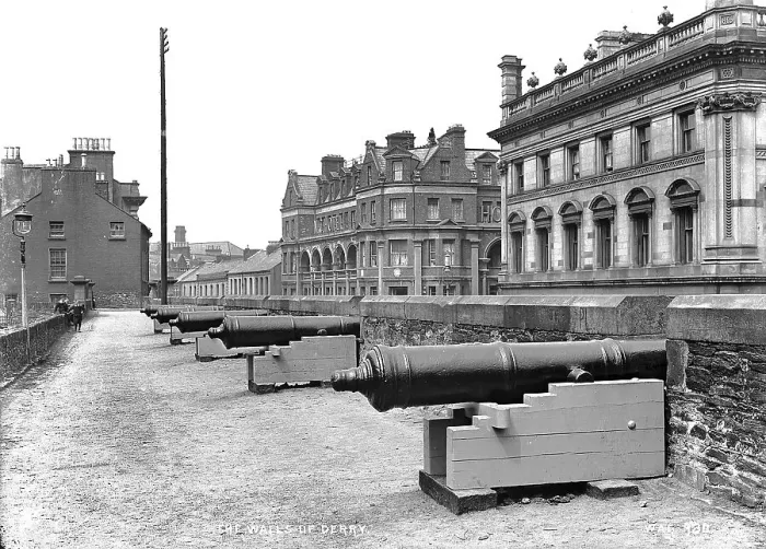 Framed Print : The Walls of Derry Print - Early 1900s Framed Print : The Walls of Derry Print - Early 1900s