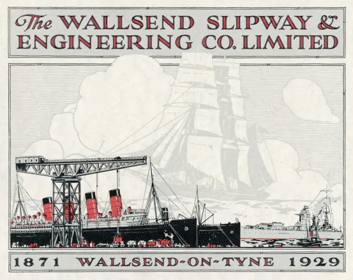 Framed Print : Wallsend Slipway and Engineering Company Print Framed Print : Wallsend Slipway and Engineering Company Print