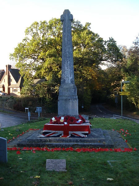 The War Memorial at Busbridge, Surrey designed by Lutyens