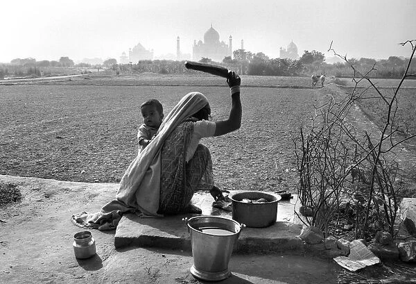 Wash day Taj Mahal