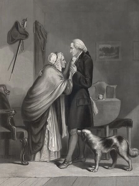 Washingtons last interview with his mother