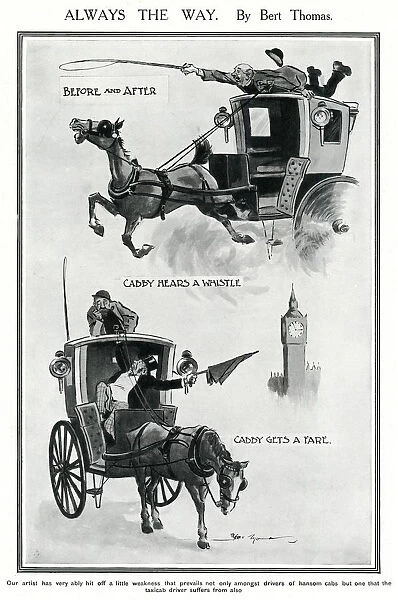 Always the way cartoon by Bert Thomas 1909
