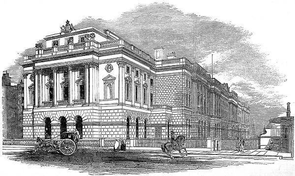 The West Wing of Somerset House, London, 1853