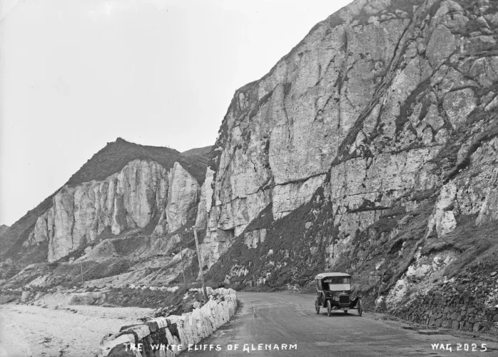 Framed Print : The White Cliffs of Glenarm Print