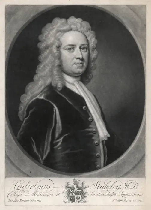 Framed Print : Engraved Print of William Stukeley Framed Print : Engraved Print of William Stukeley