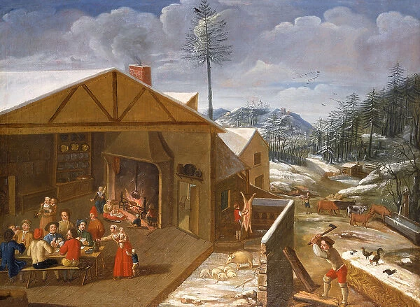 Winter, 18th century French School