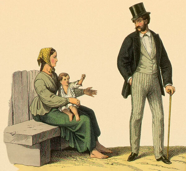 Woman, Child, and Man Date: 1880