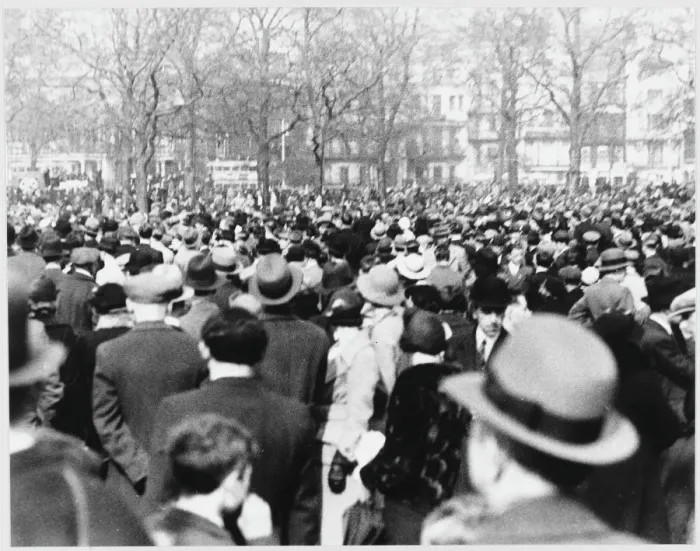 Framed Print : May Day 1936 Workers Print Framed Print : May Day 1936 Workers Print