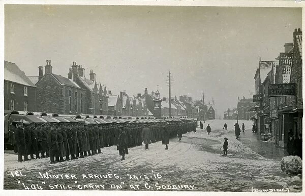 World War One Soldiers on Parade, Chipping Sodbury