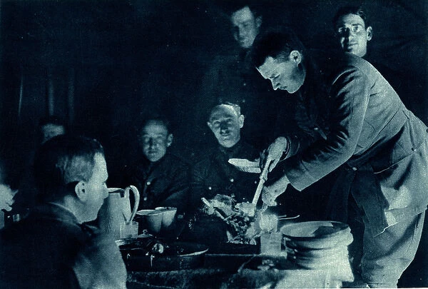 WW1 - Christmas Day dinner, British Camp, Salonika