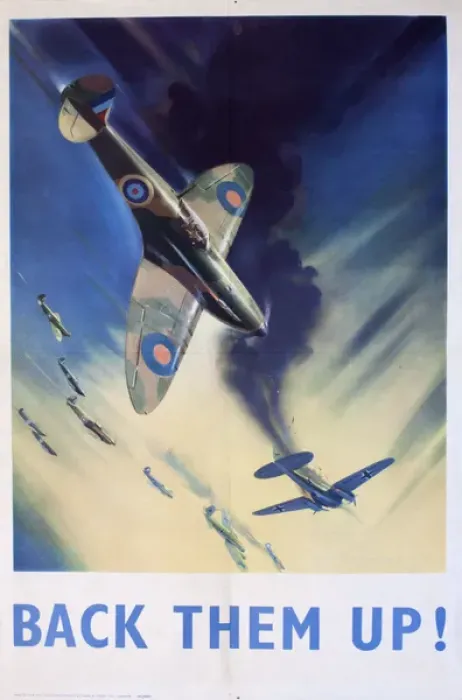Framed Print : WW2 Print: RAF Supermarine Spitfires in Action Framed Print : WW2 Print: RAF Supermarine Spitfires in Action