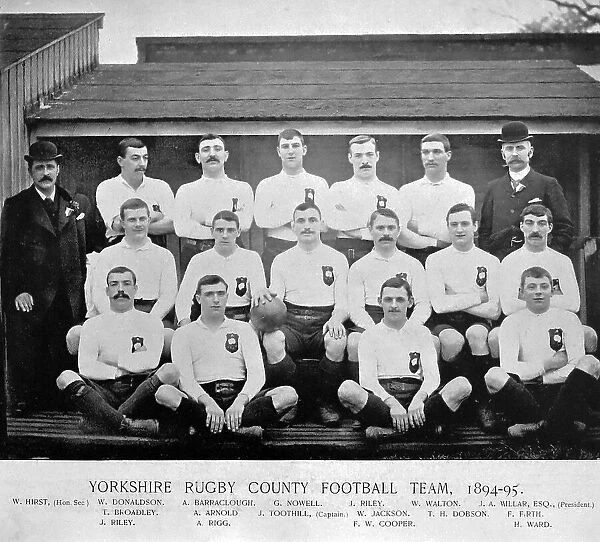 Yorkshire County Rugby Team in t895