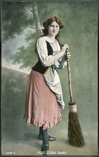 Zena Dare  /  Postcard 1907
