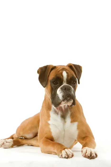 Framed Print : Boxer Lying Down Print