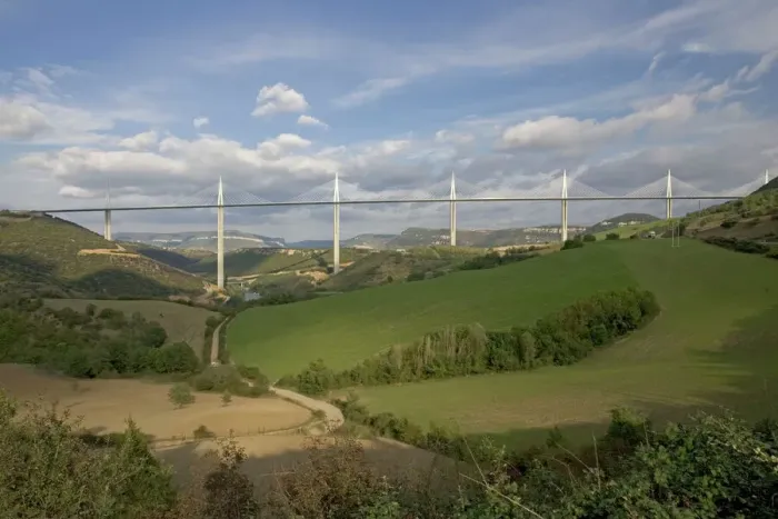 Framed Print : Millau Viaduct Print Framed Print : Millau Viaduct Print