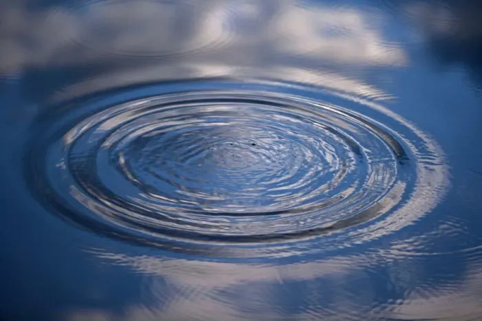 Framed Print : Ripple on Water - With reflection of clouds Print Framed Print : Ripple on Water - With reflection of clouds Print