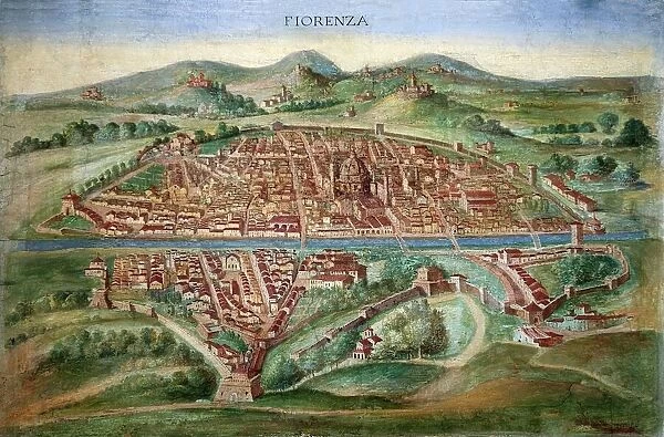 16th Century Plan of Florence