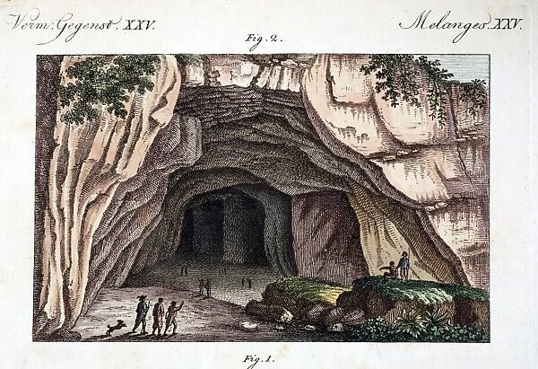 1770 Mstricht Mosasaur Cave entrance