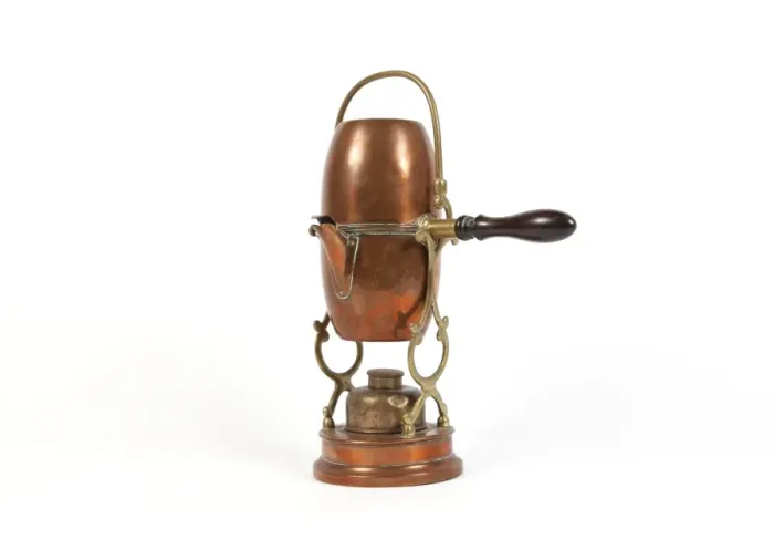 Framed Print : 1890 Copper Coffee Maker Print Framed Print : 1890 Copper Coffee Maker Print