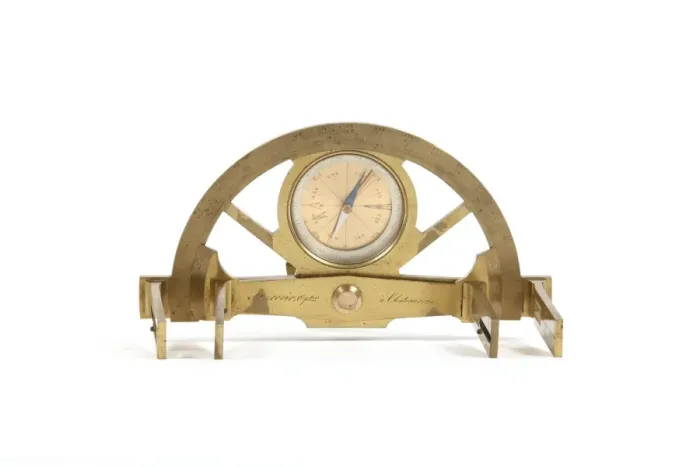 Framed Print : 19th Century Graphometer Print Framed Print : 19th Century Graphometer Print