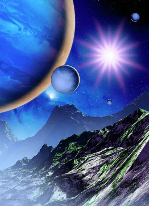 Framed Print : Jupiter-like Gas Giant Planet Print Framed Print : Jupiter-like Gas Giant Planet Print