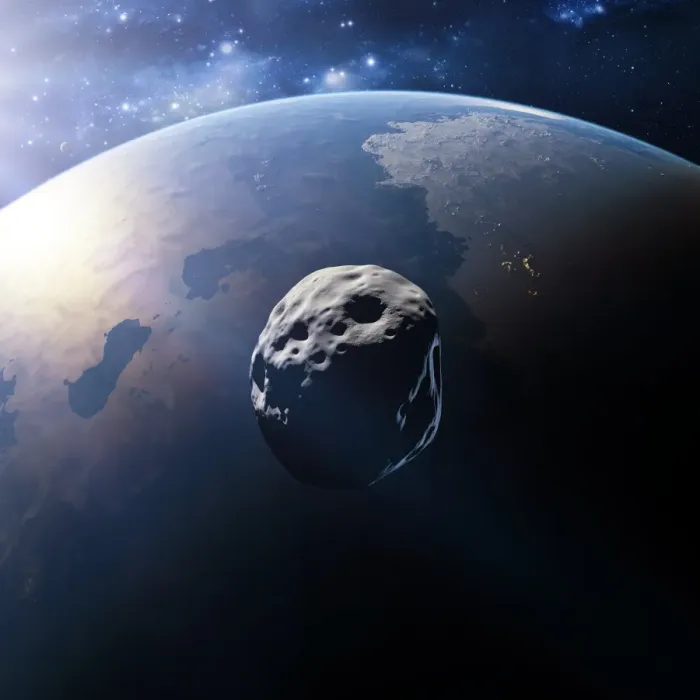 Framed Print : Alien Planet and Asteroid Print Framed Print : Alien Planet and Asteroid Print
