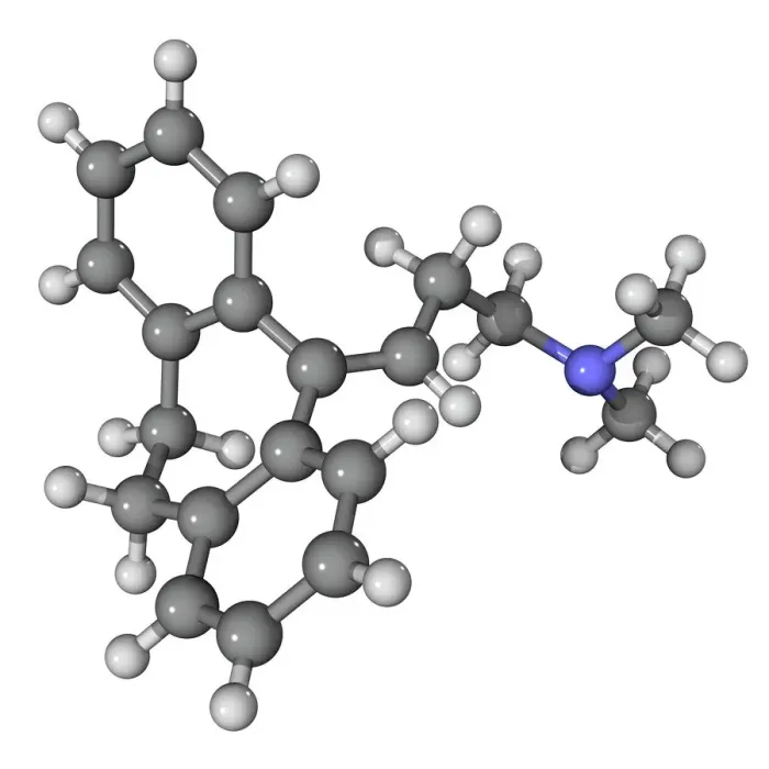 Framed Print : Amitriptyline Molecule Print Framed Print : Amitriptyline Molecule Print