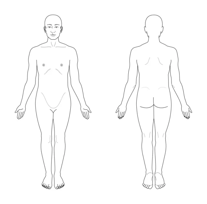 Framed Print : Anatomical Position Print Framed Print : Anatomical Position Print