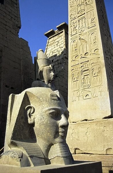 Ancient Egyptian monuments at Luxor