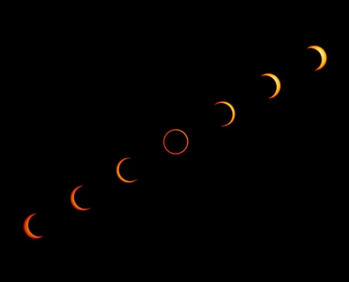 Framed Print : Annular Solar Eclipse Print, 10 May 1994 Framed Print : Annular Solar Eclipse Print, 10 May 1994