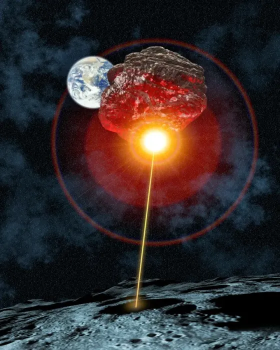 Framed Print : Asteroid Deflection Print Framed Print : Asteroid Deflection Print