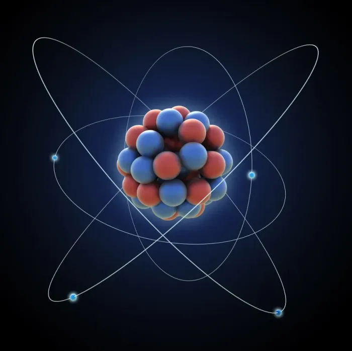 Framed Print : Atom Print - Computer Artwork Framed Print : Atom Print - Computer Artwork