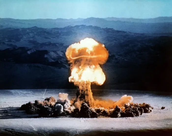 Framed Print : Atomic Bomb Explosion Print Framed Print : Atomic Bomb Explosion Print