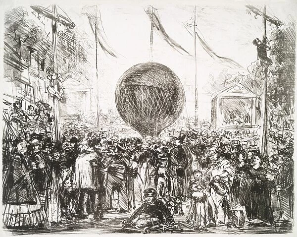 The Balloon (1862) by Edouard Manet C016  /  8985