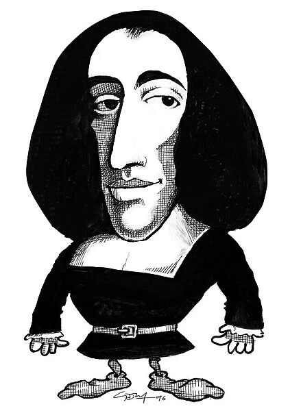 Baruch Spinoza, caricature