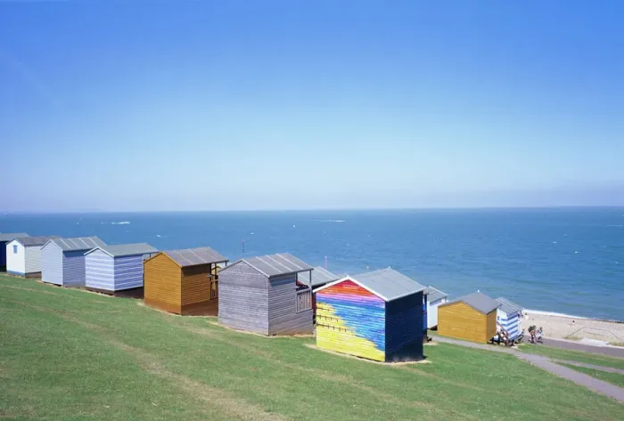 Framed Print : Beach Huts Print Framed Print : Beach Huts Print