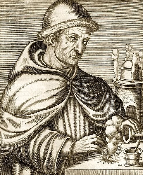 Berthold Schwarz, German alchemist C013  /  9550