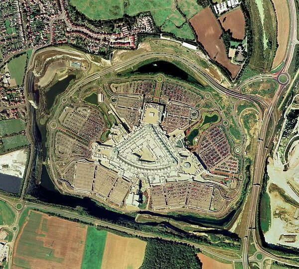 Bluewater shopping centre, aerial image