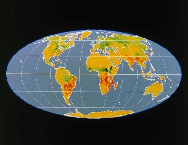 Breathing Earth CO2 input  /  output, global map
