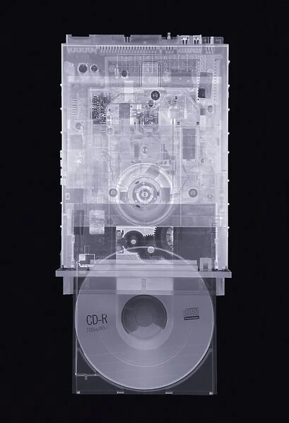 CD drive, simulated X-ray