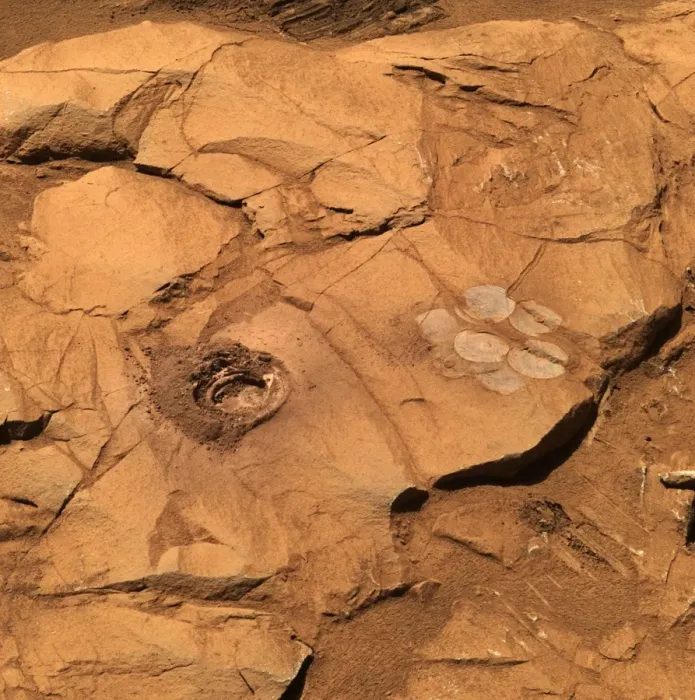Framed Print : Clovis Rock Print, Mars Framed Print : Clovis Rock Print, Mars