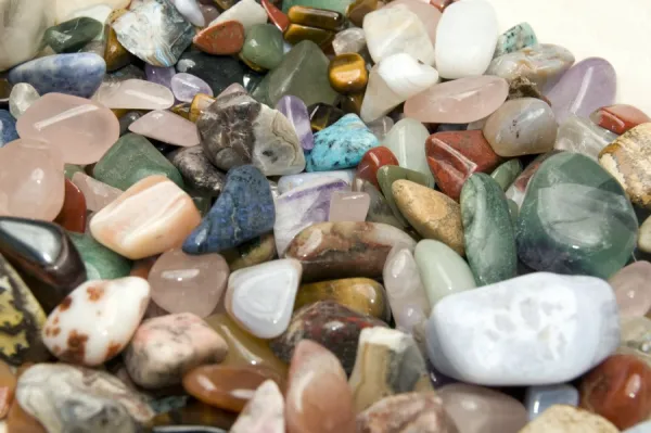 Collection of semiprecious gemstones