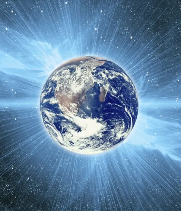 Framed Print : Glowing Earth Print Framed Print : Glowing Earth Print