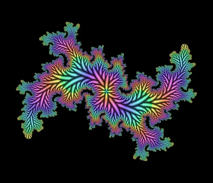 Framed Print : Computer-generated Julia fractal Print Framed Print : Computer-generated Julia fractal Print