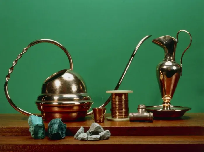 Framed Print : Copper Objects Print