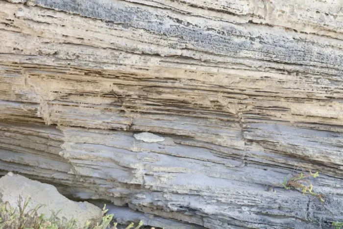 Framed Print : Cross stratification print on a cliff face Framed Print : Cross stratification print on a cliff face