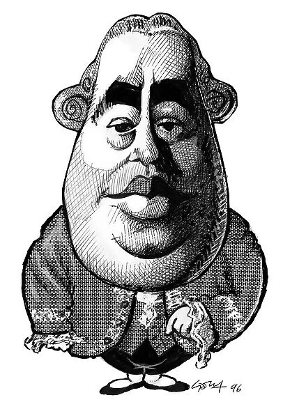 David Hume, caricature